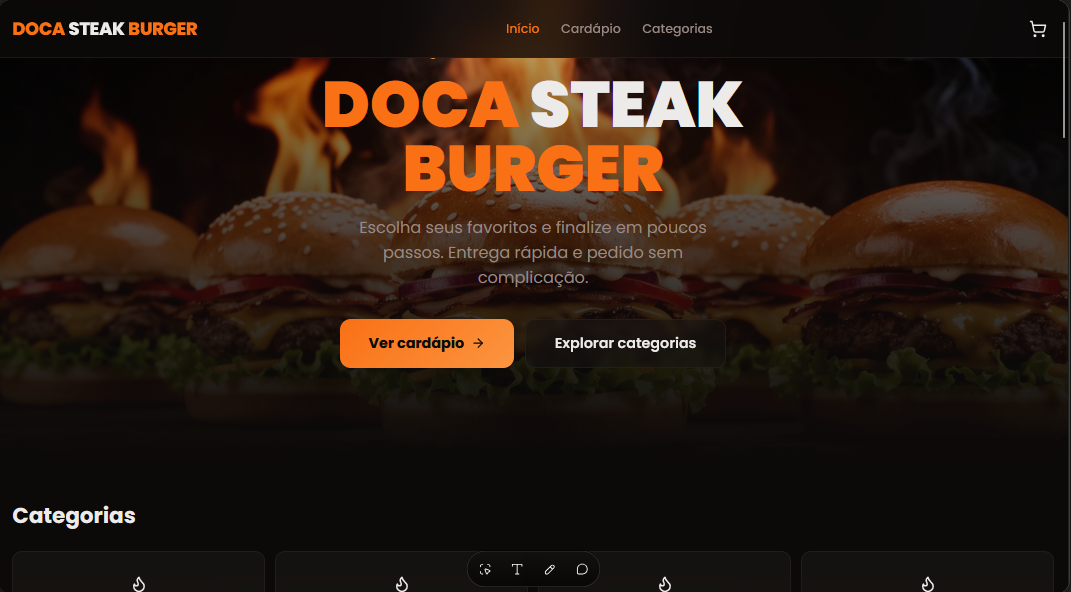 Prévia do modelo DOCA STEAK BURGER